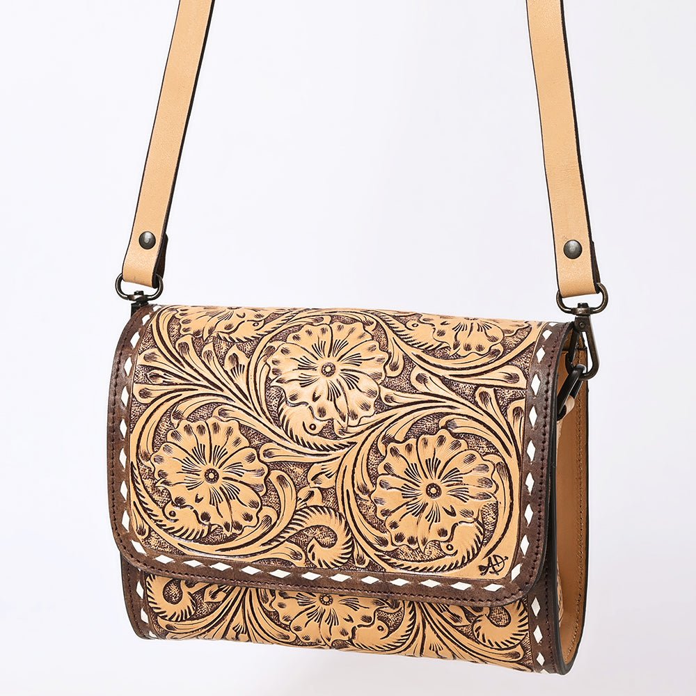 American Darling Hand Tooled Genuine Leather