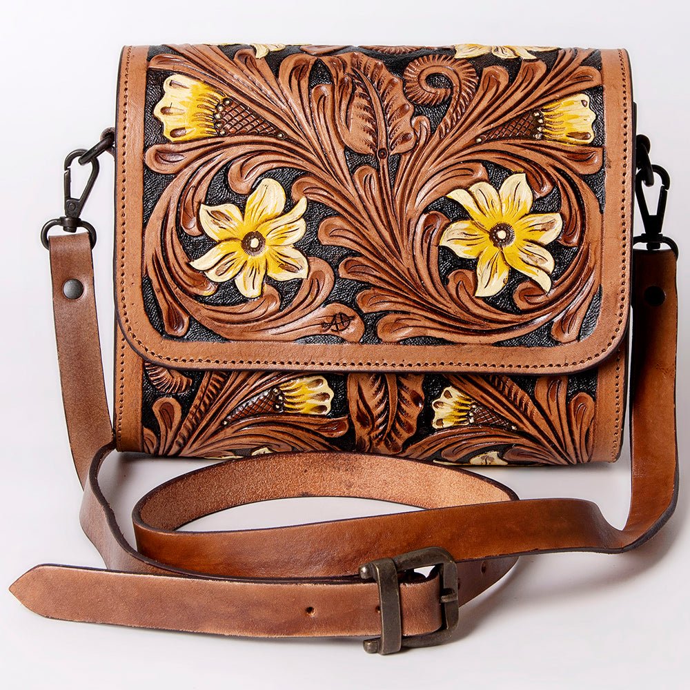 American Darling Hand Tooled Genuine Leather