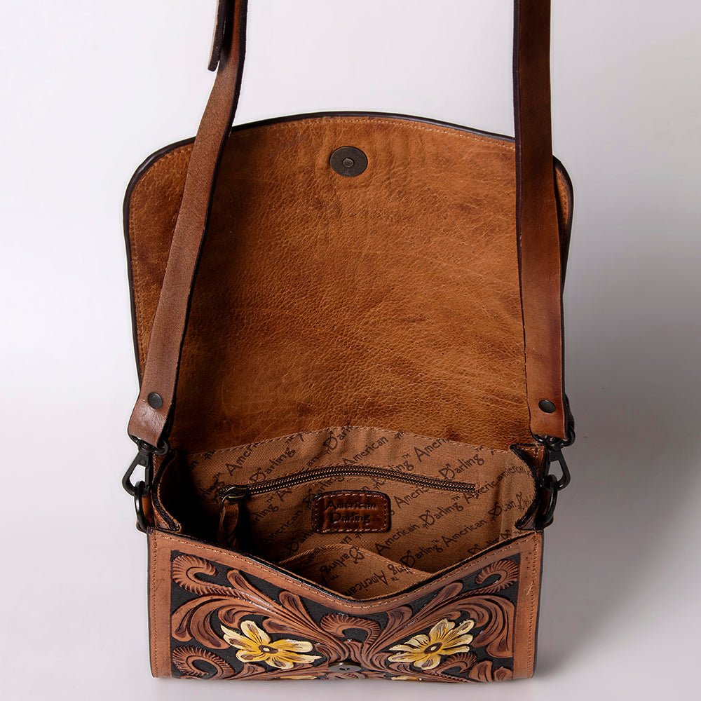 American Darling Hand Tooled Genuine Leather