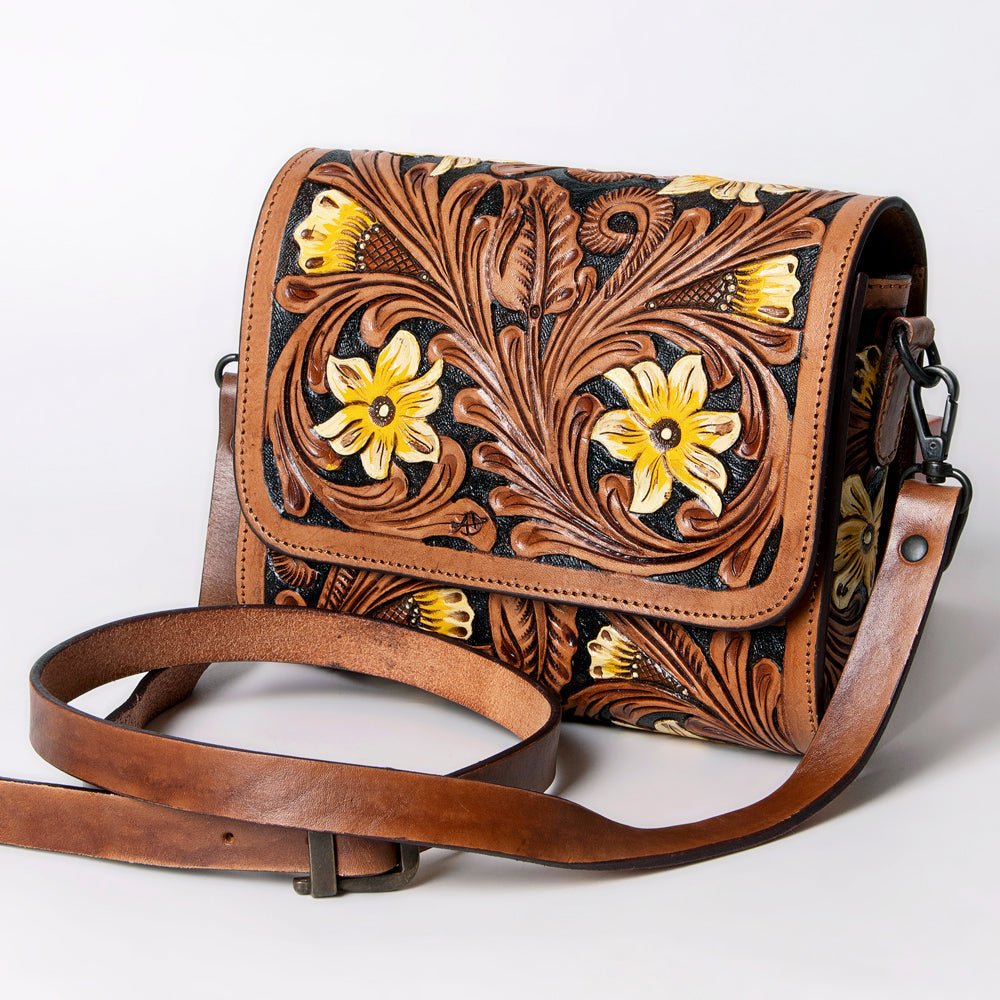 American Darling Hand Tooled Genuine Leather