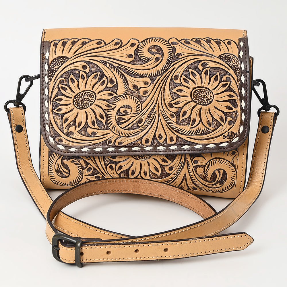 American Darling Hand Tooled Genuine Leather