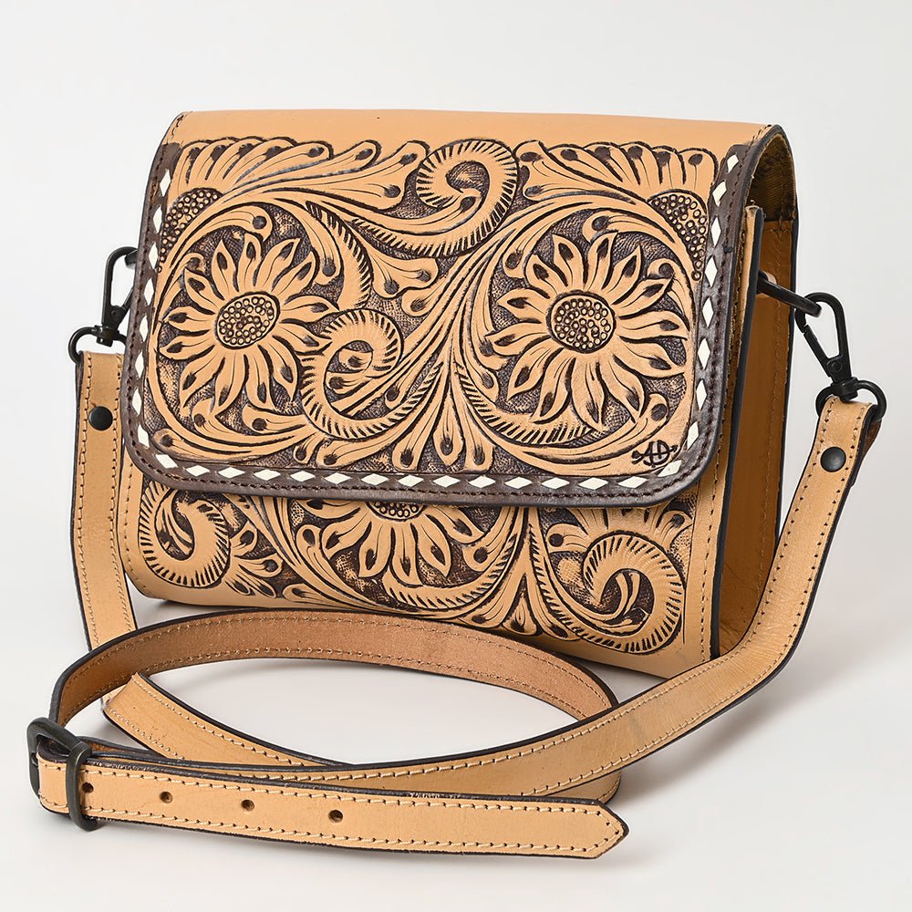 American Darling Hand Tooled Genuine Leather