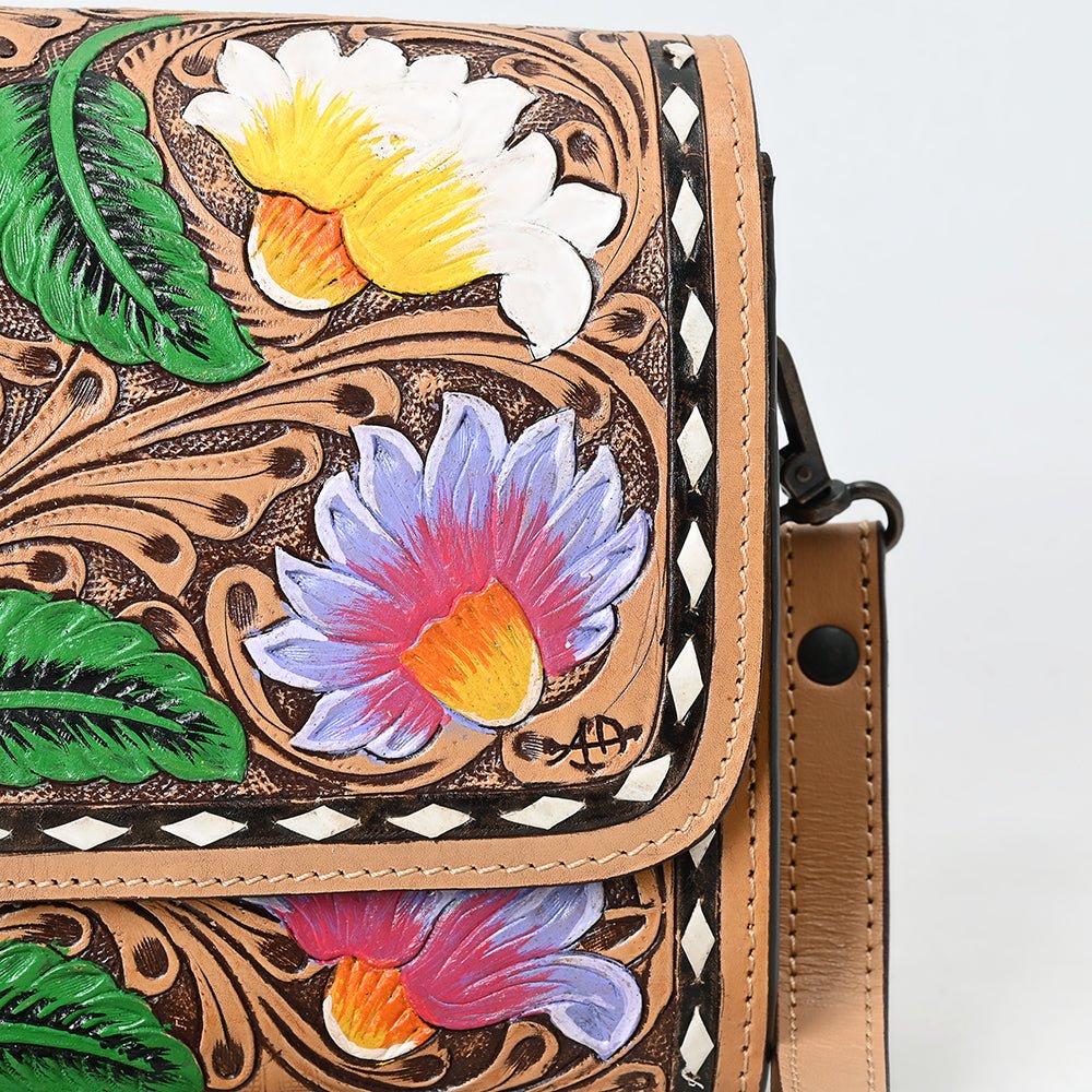 American Darling Hand Tooled Genuine Leather