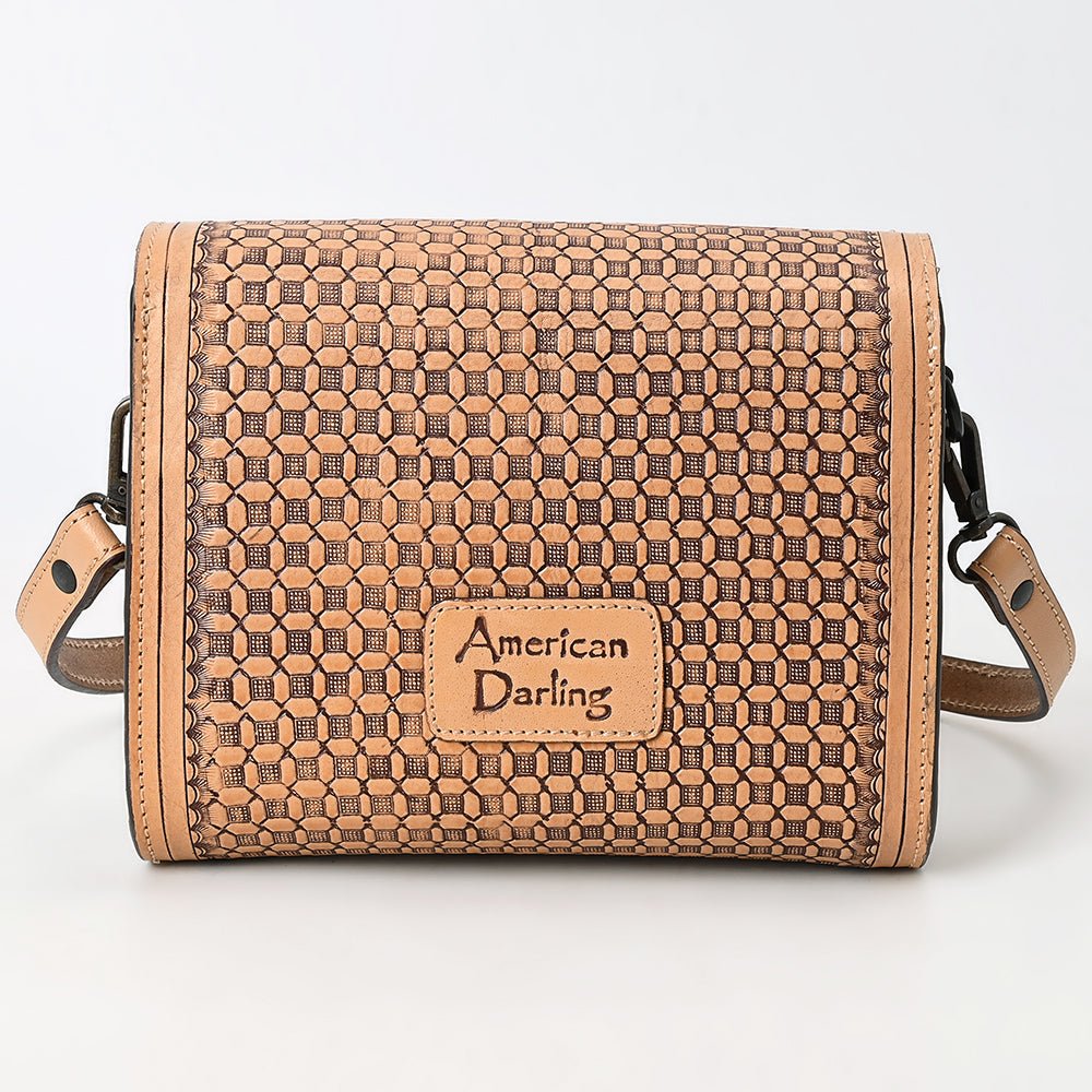 American Darling Hand Tooled Genuine Leather