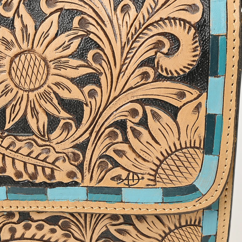 American Darling Hand Tooled Genuine Leather