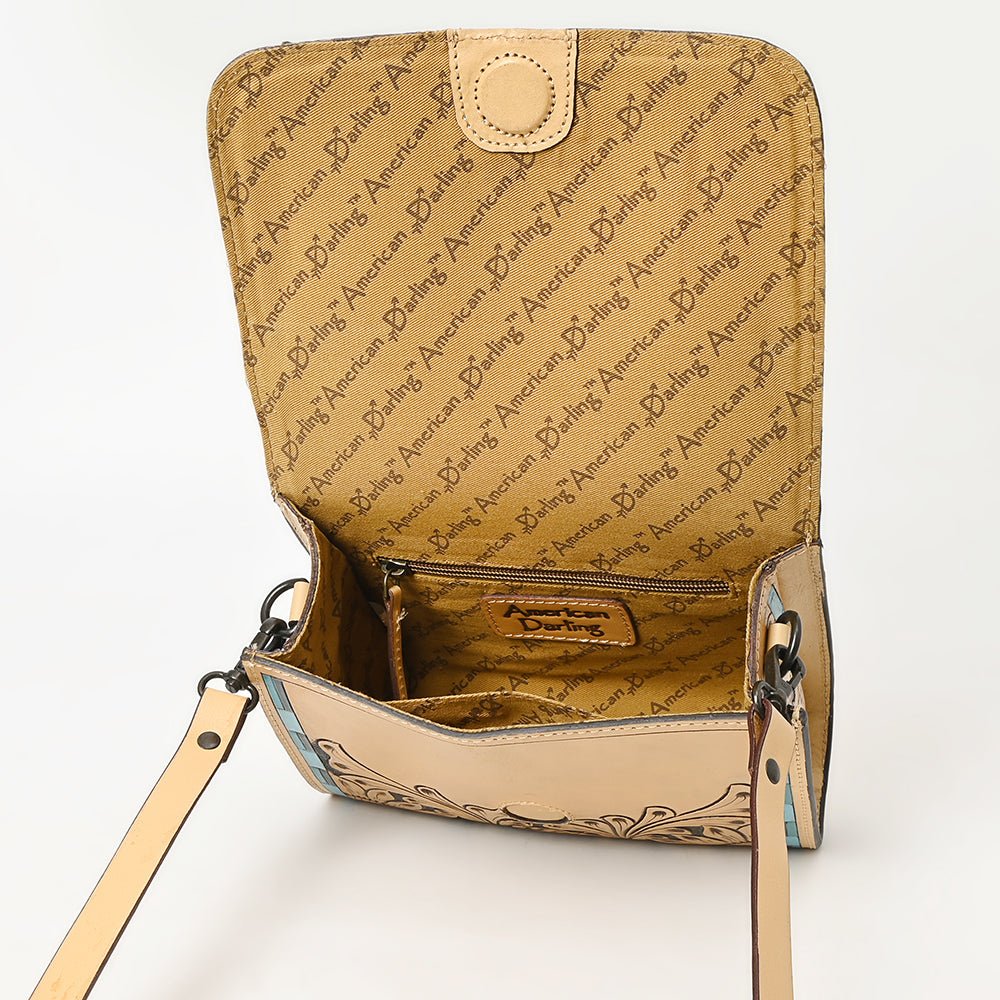 American Darling Hand Tooled Genuine Leather