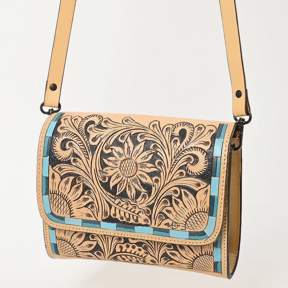 American Darling Hand Tooled Genuine Leather