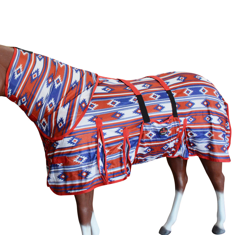 HILASON Horse Fly Sheet UV Protect Breathable Mesh Bug Mosquito Spring | Summer Horse Rug | Fly Rug