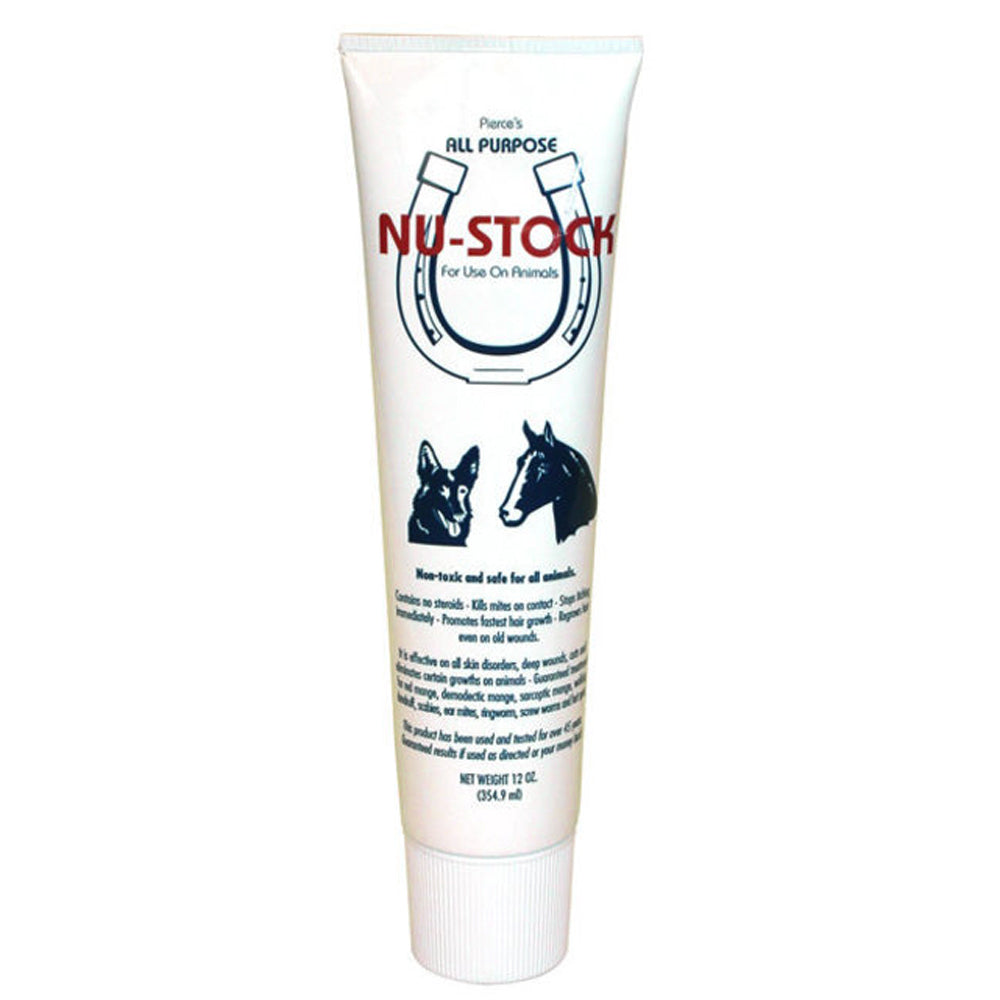 Pierce'S Horse Dog All Animals Heal Skin Nu Stock Ointment Cream 12Oz