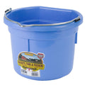 Durable Plastic Flatback Bucket With Eight Quart Capacity IndustrialGrade Blue Versatile