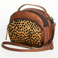 American Darling Cross body Bag, Handcrafted Woven Genuine Leather, Vegetable Tanned Western Purse with YKK Zipper