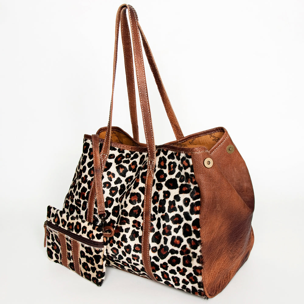 American Darling Hair-On Genuine Leather Tote