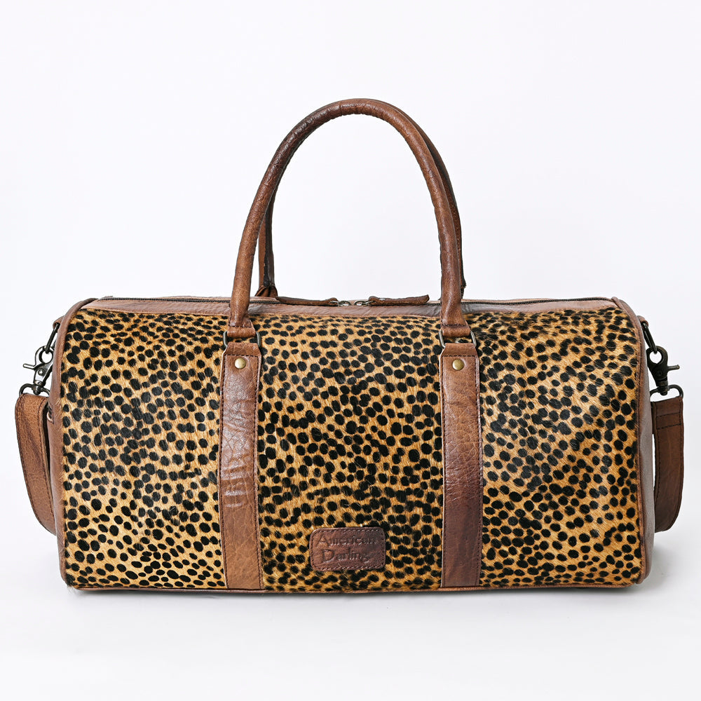 American Darling Women's Duffel Bag Western Hair On Genuine Leather Handbag and Ladies Purse