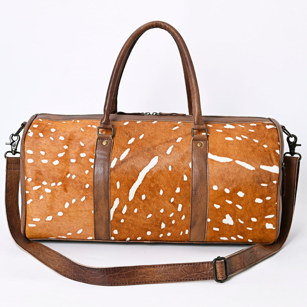 American Darling Women's Duffel Bag Western Hair On Genuine Leather Handbag and Ladies Purse