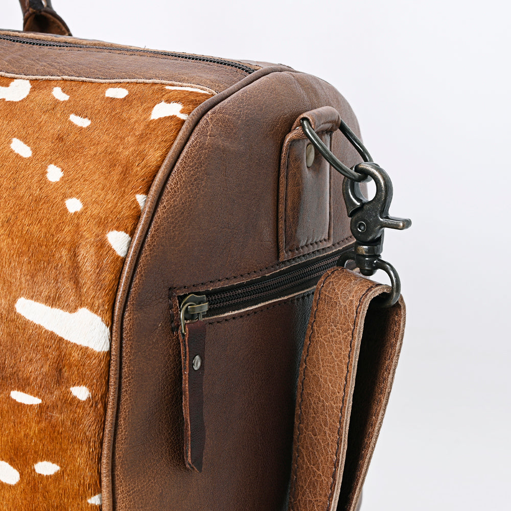 American Darling Women's Duffel Bag Western Hair On Genuine Leather Handbag and Ladies Purse