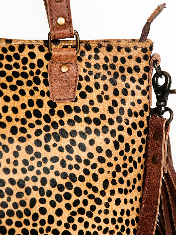 American Darling Tote Hair-On Genuine Leather