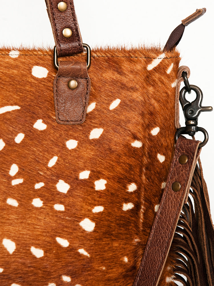 American Darling Tote Hair-On Genuine Leather