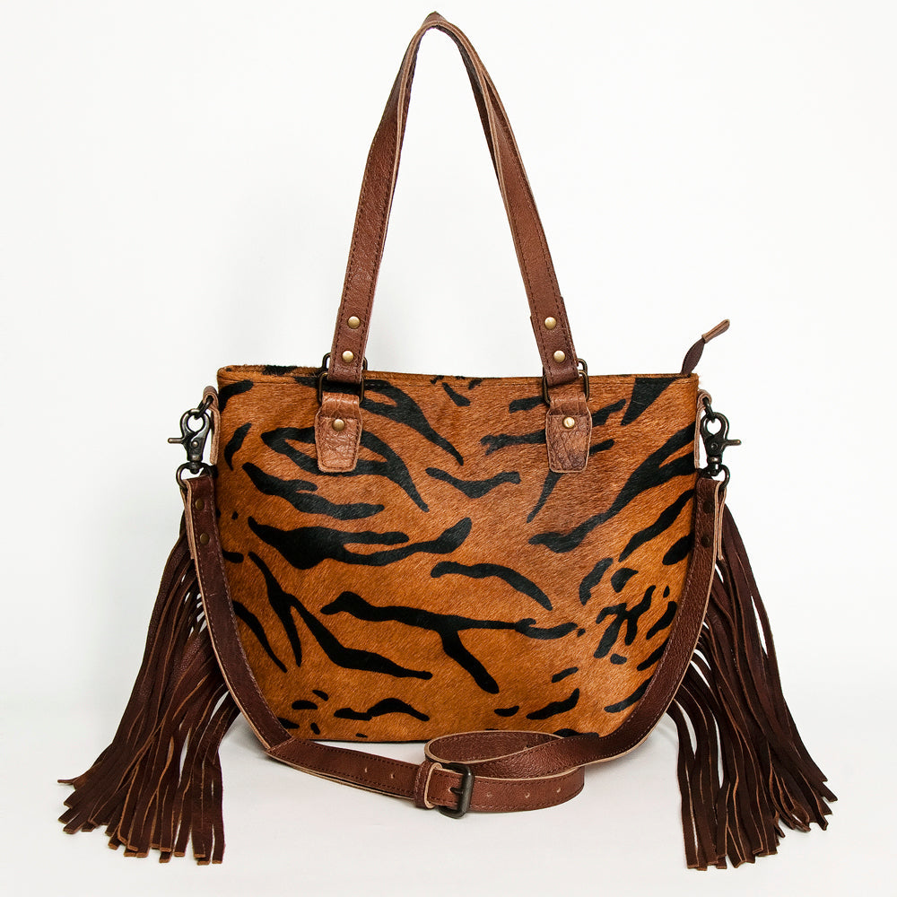 American Darling Tote Hair-On Genuine Leather