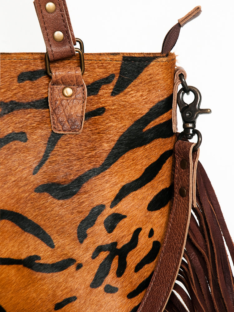 American Darling Tote Hair-On Genuine Leather