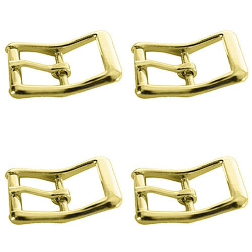 3/4" Hilason Die Cast Center Bar Roller Buckle Brass Plt. – Hilason