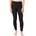 Medium Black Stretch Knee Patch Riding Breeches With Comfortable No Roll Waistband