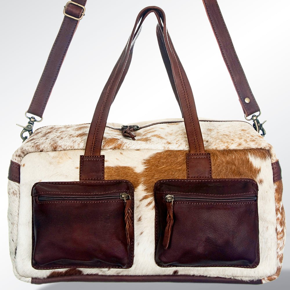 Hair On Leather Western Style Women's Briefcase
