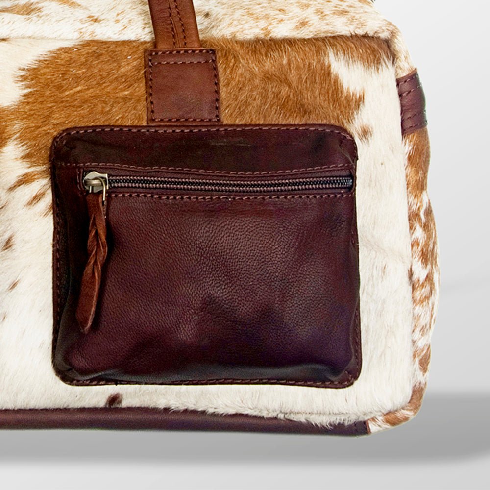 Hair On Leather Western Style Women's Briefcase