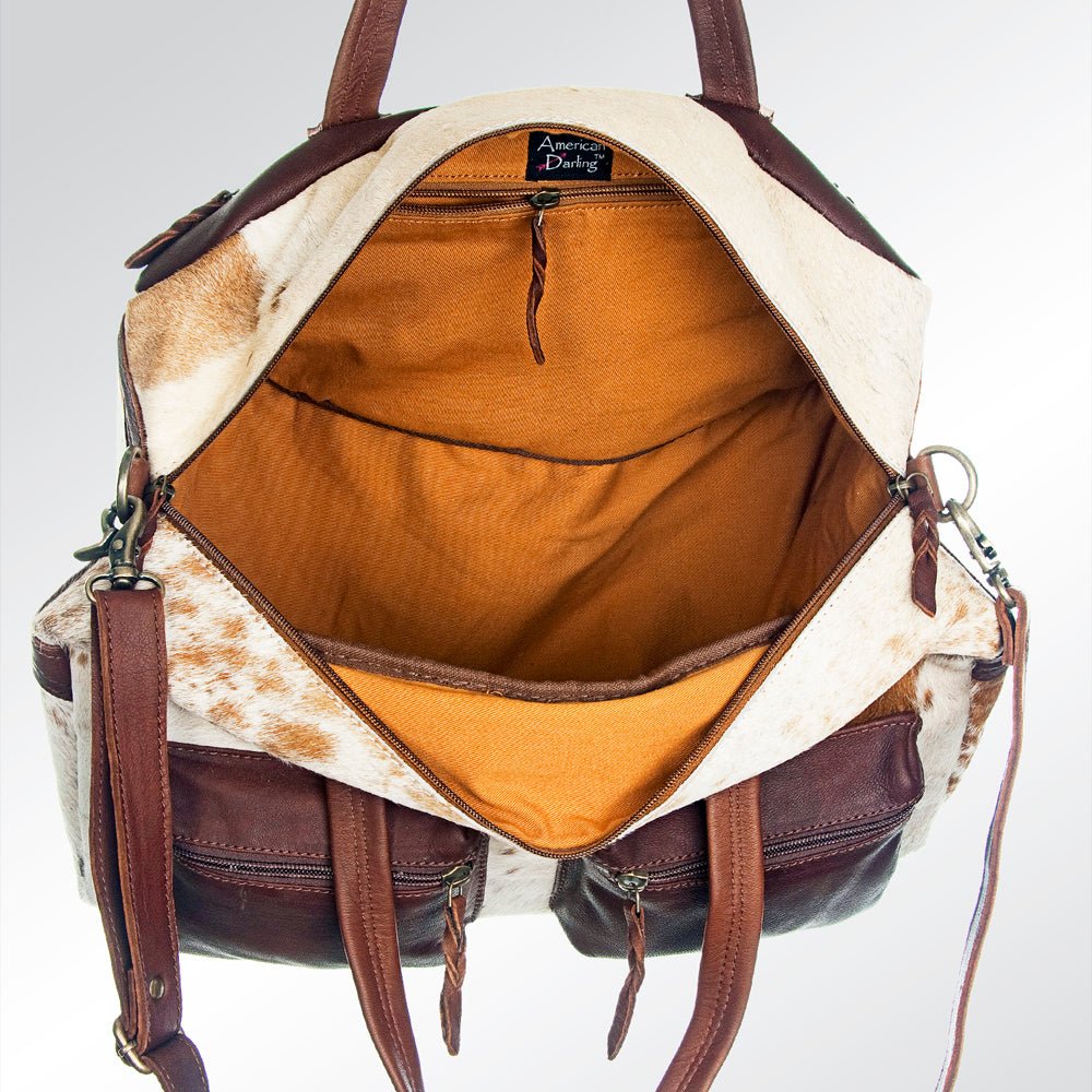 Hair On Leather Western Style Women's Briefcase