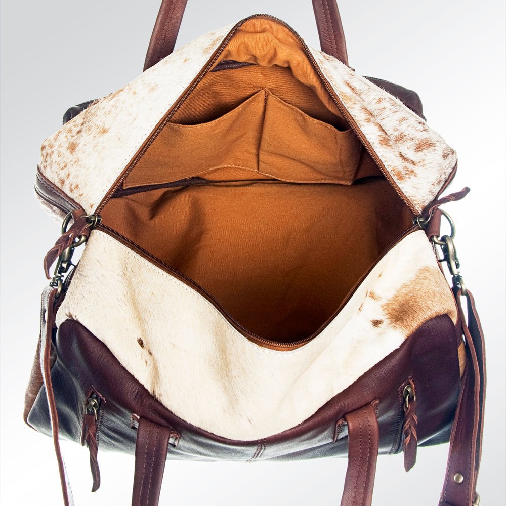 Hair On Leather Western Style Women's Briefcase