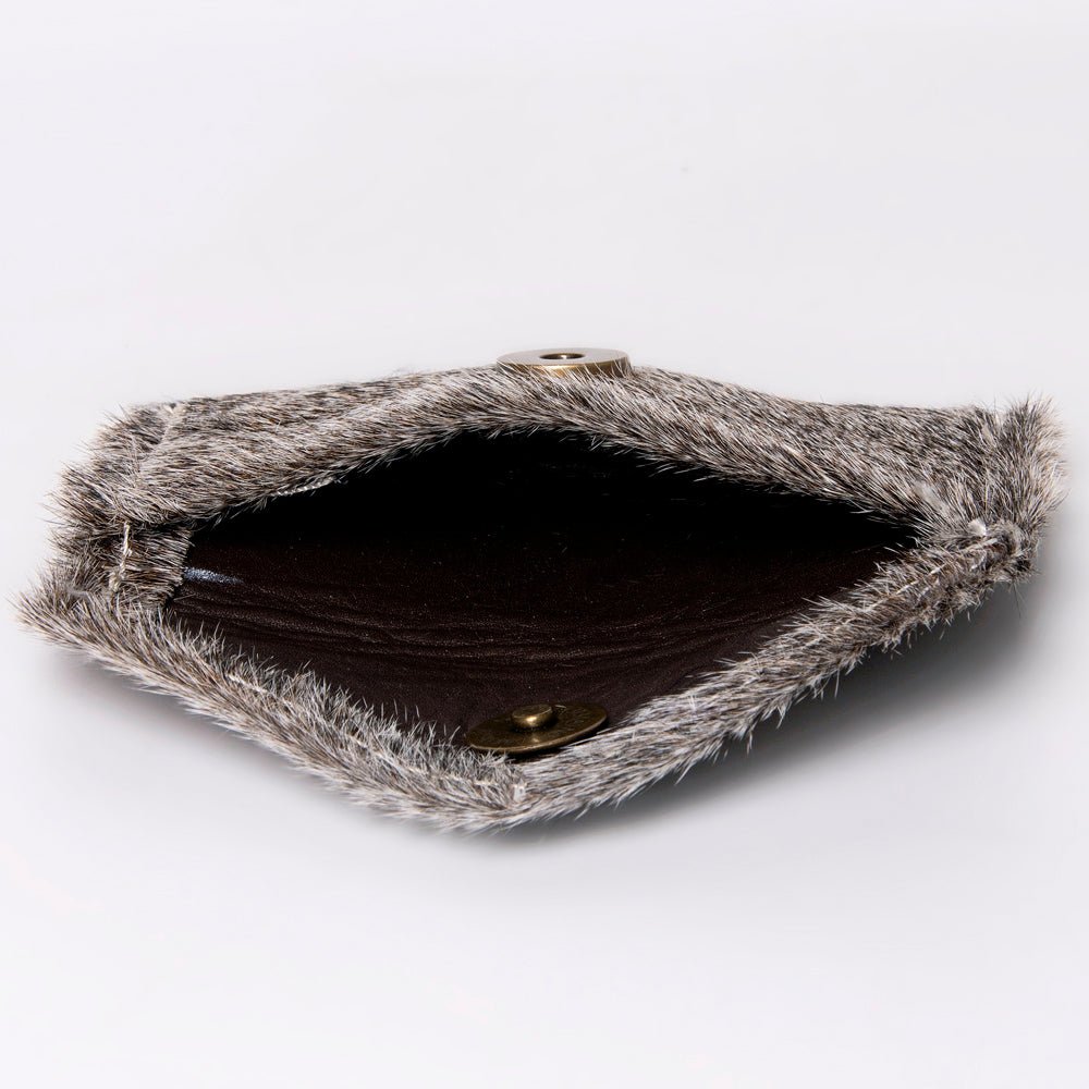 American Darling Coin Purse Hair-On Genuine Leather