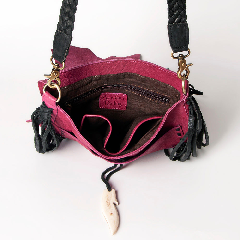 American Darling Cross Body Full Grain Genuine Leather Western Women Bag Handbag Purse | Crossbody for Cute
