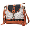 Ohlay Crossbody Upcycled Canvas Genuine Leather
