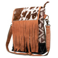 Ohlay Crossbody Upcycled Wool Upcycled Canvas Hair-On Genuine Leather