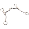 Ported PremiumGrade Stainless Steel Roller Mouth Snaffle Bit With Adjustable Swivel Shank