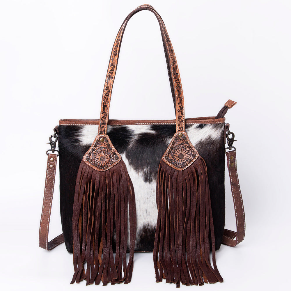 American Darling Hair-On Leather Tote