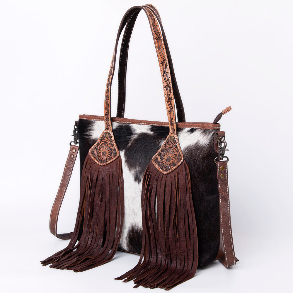 American Darling Hair-On Leather Tote