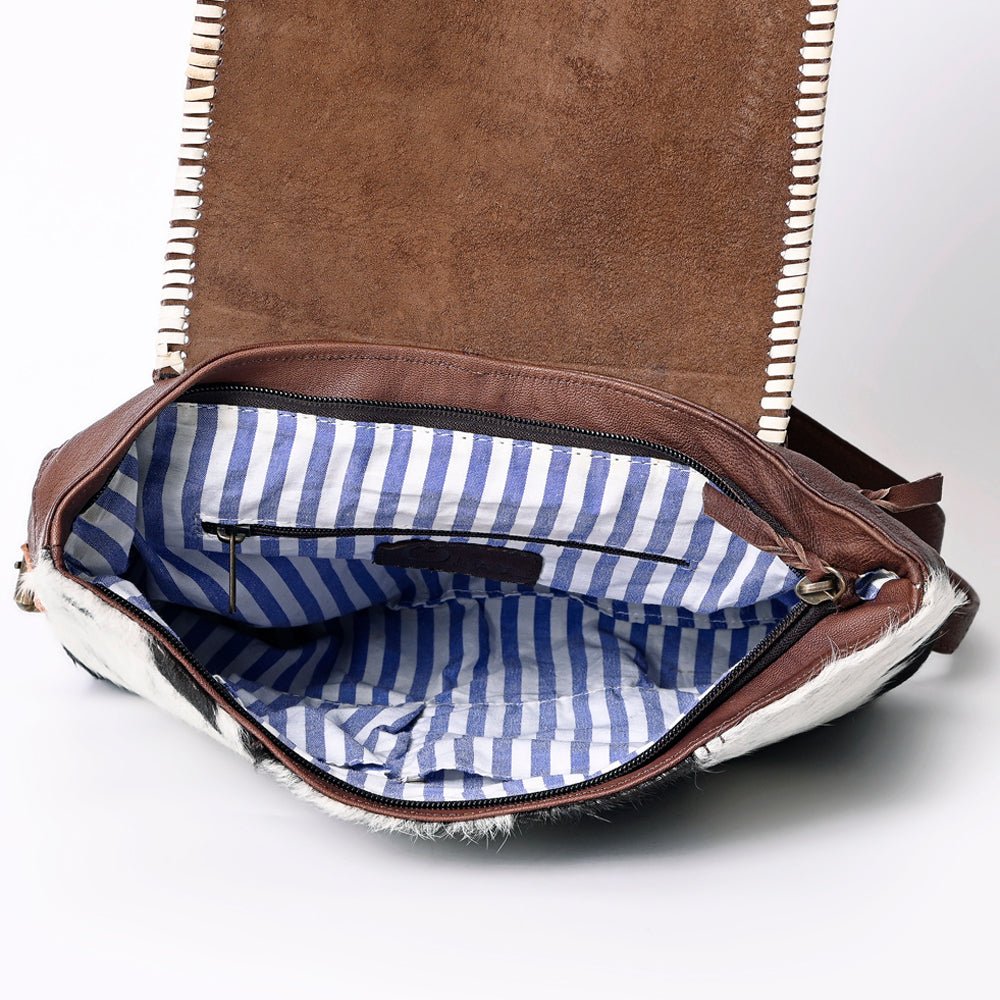 OHLAY Hair-On Leather Backpack