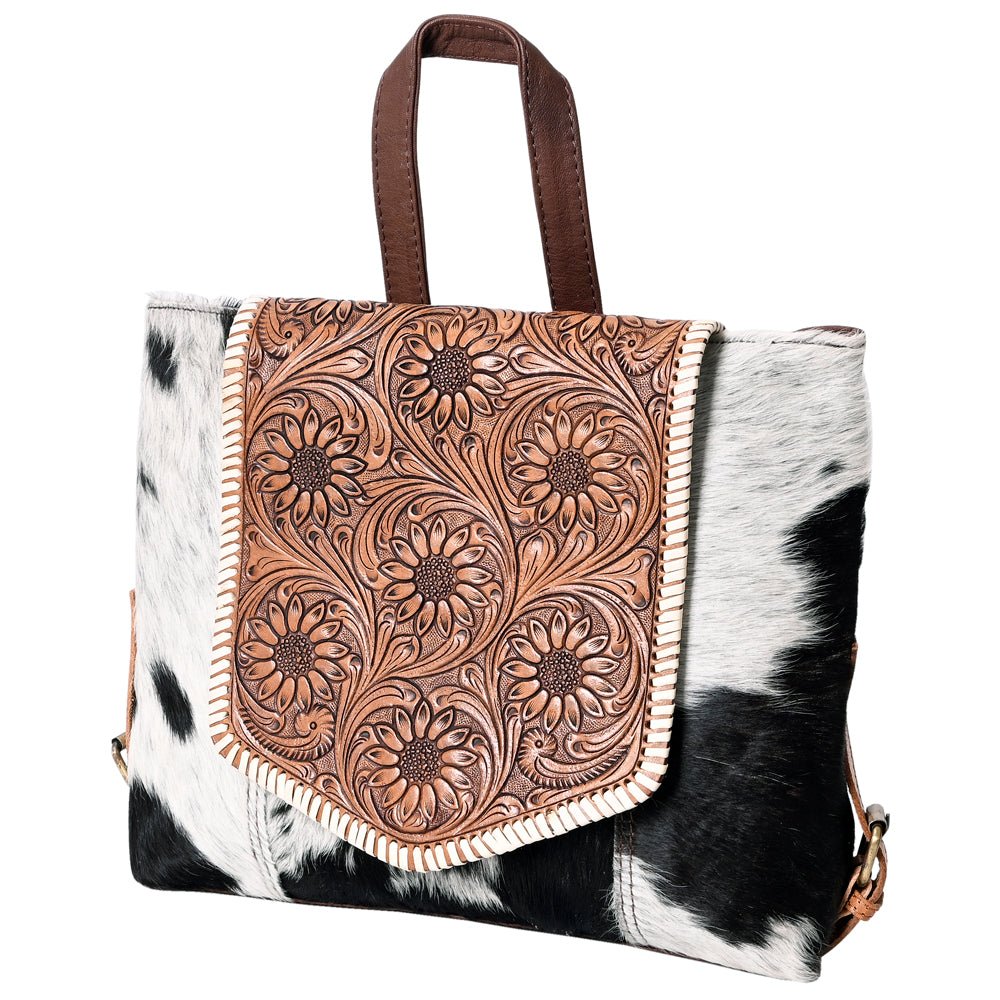 OHLAY Hair-On Leather Backpack