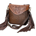OHLAY Hobo Hand Tooled Hair-On Genuine Leather Women Bag Western Handbag Purse | Womens Handbags Belt for Summer