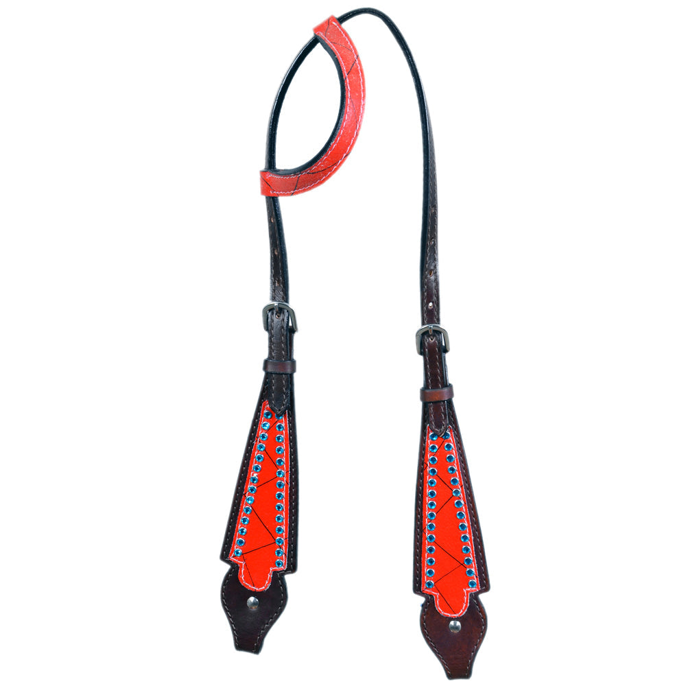 HILASON Western Horse One Ear Headstall Tack Bridle American Leather | Headstall for Horses Western | Horse Headstall | Western Headstalls for Horses | Headstalls for Horses | Western Headstall