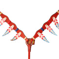 HILASON Western Horse Headstall Genuine American Leather Mahogany