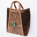 American Darling Hand Tooled Hair-On Genuine Leather