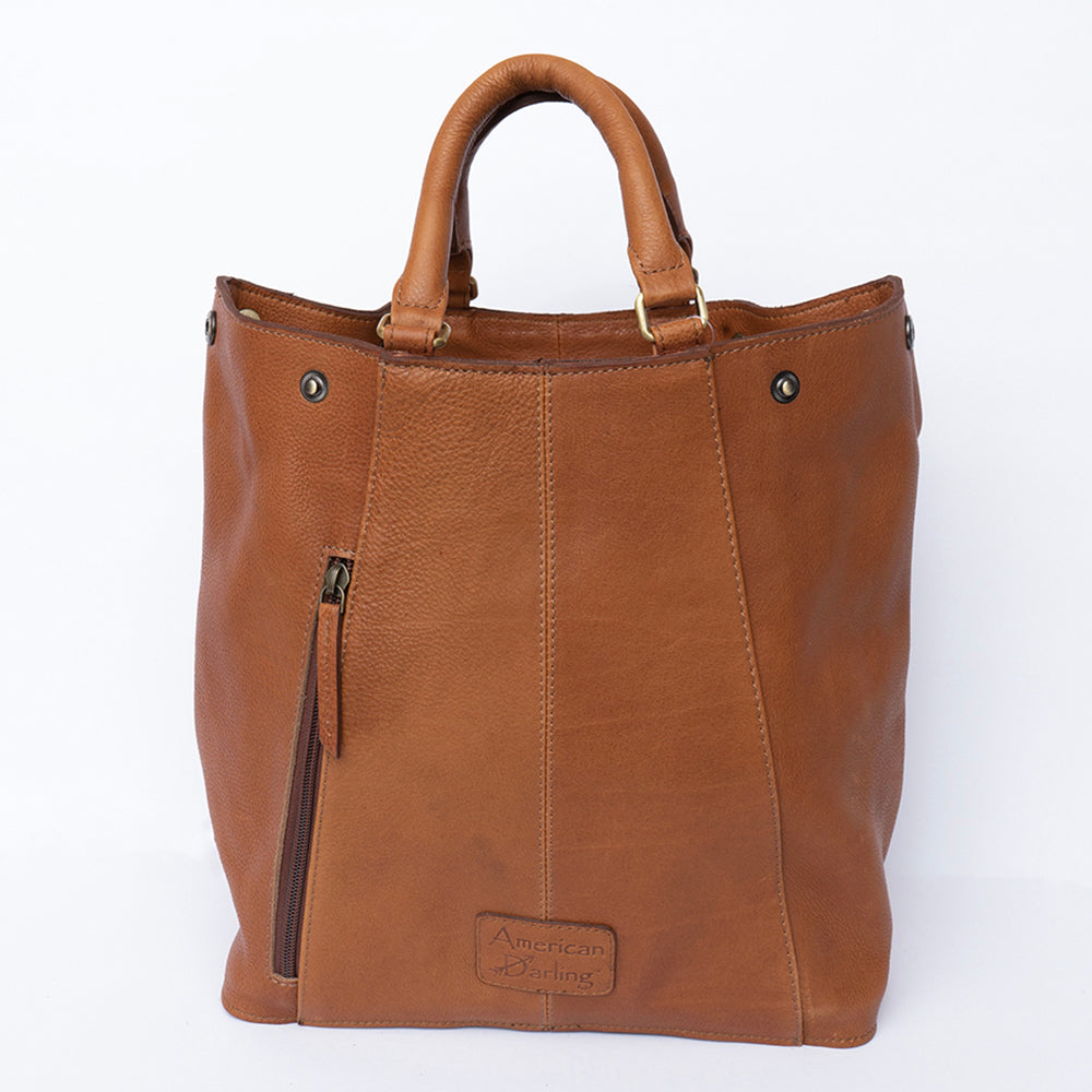 American Darling Hand Tooled Hair-On Genuine Leather