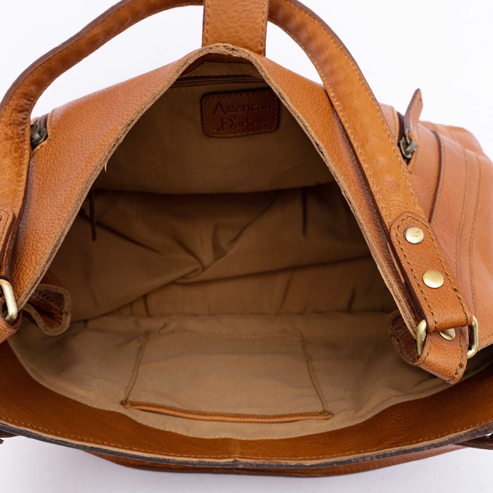 American Darling Hand Tooled Genuine Leather