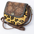 American Darling Hand Tooled Hair-On Genuine Leather