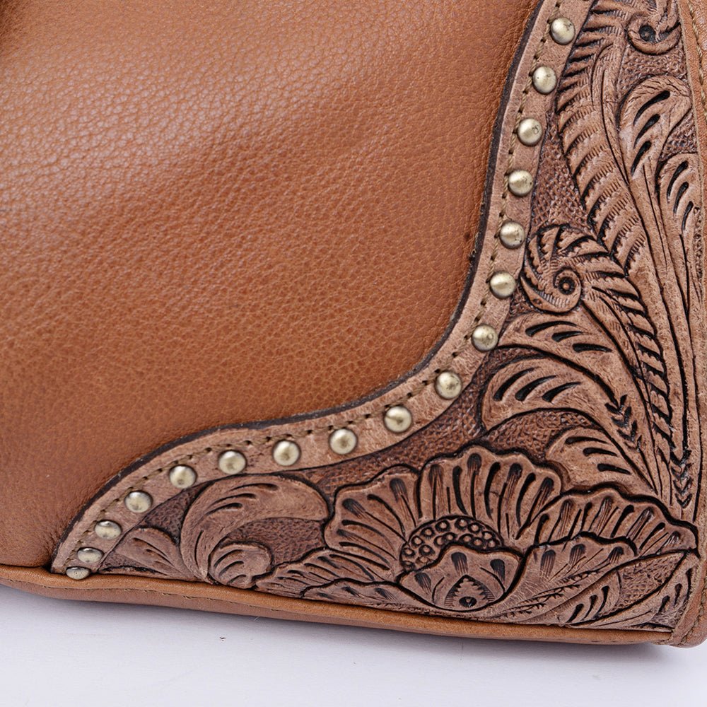 American Darling Hand Tooled Genuine Leather