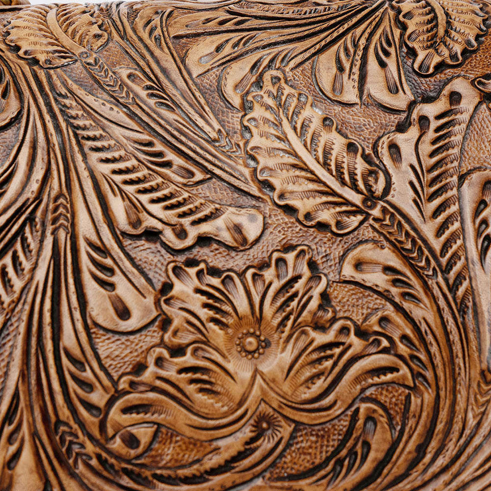 American Darling Hand-Tooled Genuine Leather Bag