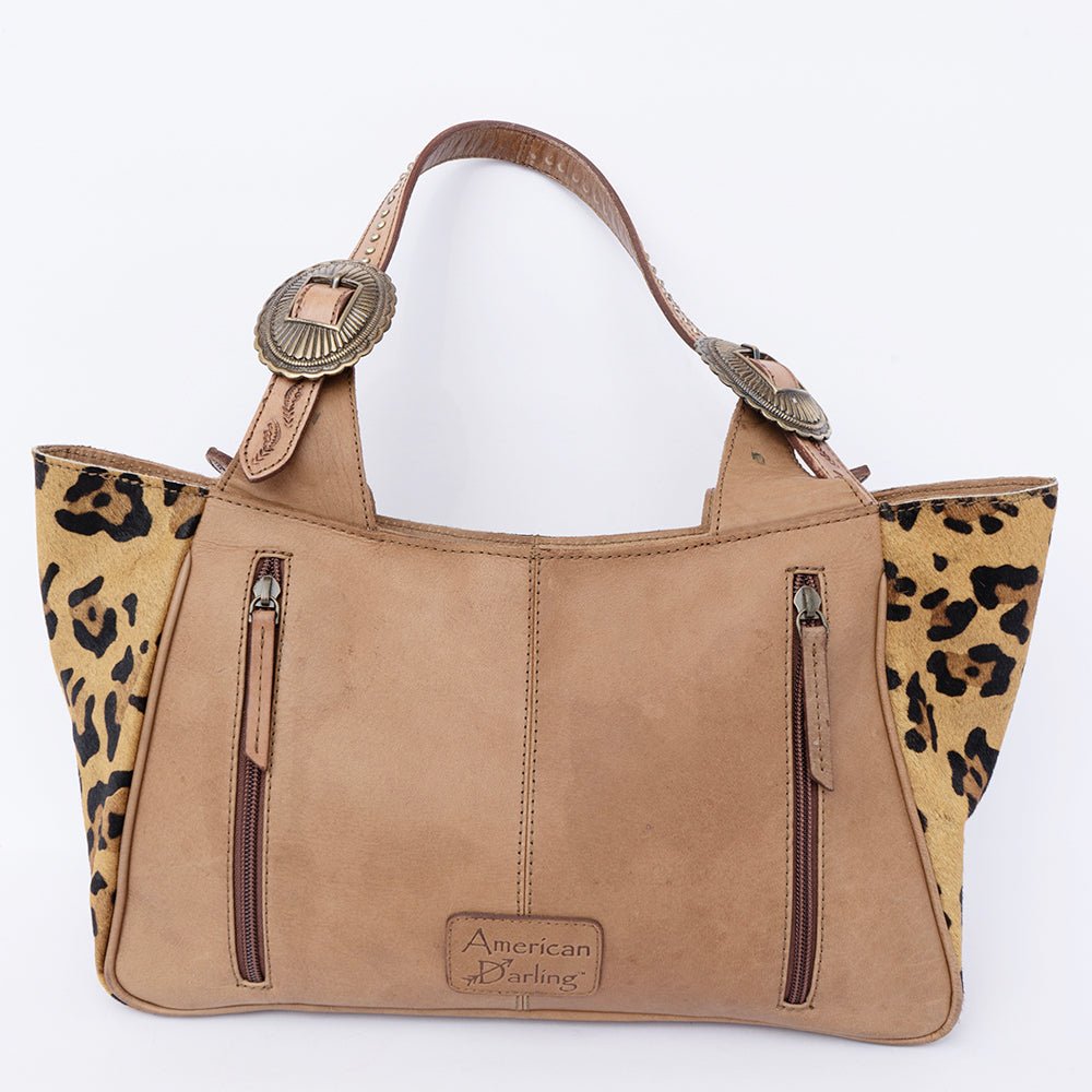 American Darling Hand Tooled Hair-On Genuine Leather