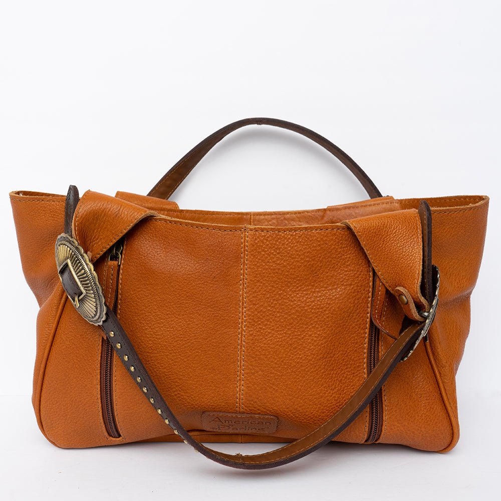 American Darling Hand Tooled Hair-On Genuine Leather