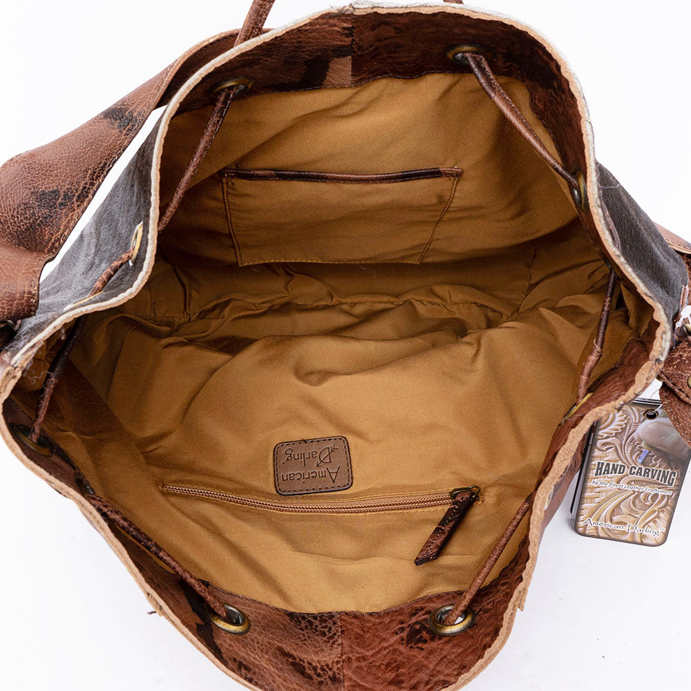 American Darling Hand Tooled Genuine Leather